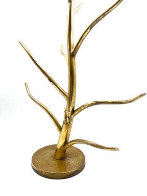 Mid-Century Brass Plant-Shaped Stand, Italy, 1970s-TXN-1091635