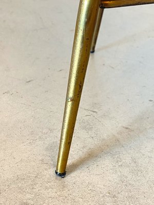 Mid-Century Brass Stools, 1950s, Set of 2-NPC-1340522