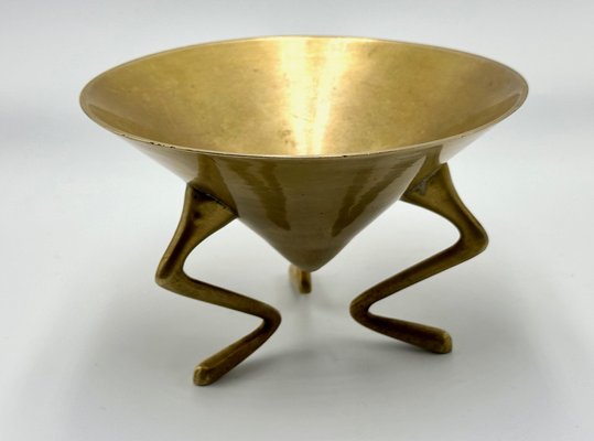 Mid-Century Brass Sugar Bowl, 1950s-ZCY-1812857