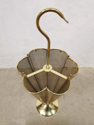 Mid-Century Brass Umbrella Stand, 1970s-BW-1065958