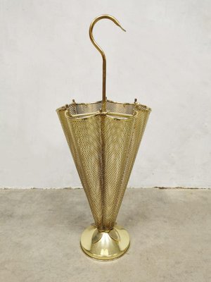 Mid-Century Brass Umbrella Stand, 1970s-BW-1065958