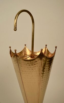 Mid-Century Brass Umbrella Stand-BAF-1168827