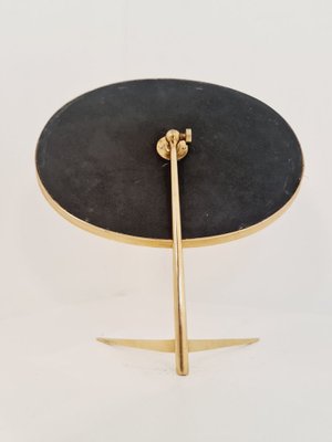 Mid-Century Brass Vanity Table Mirror by Vereinigte Werkstätten, Germany, 1950s-IQR-1309560