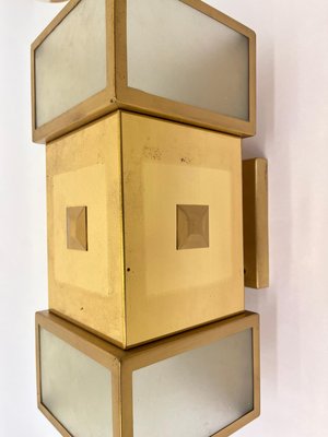 Mid-Century Brass Wall or Ceiling Lamp, Former Czechoslovakia, 1980s-TZ-2018666