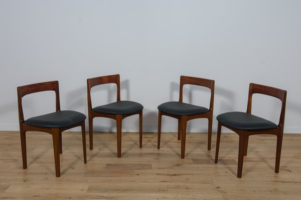 Mid-Century British Dining Chairs, 1960s, Set of 4-NIT-1798729