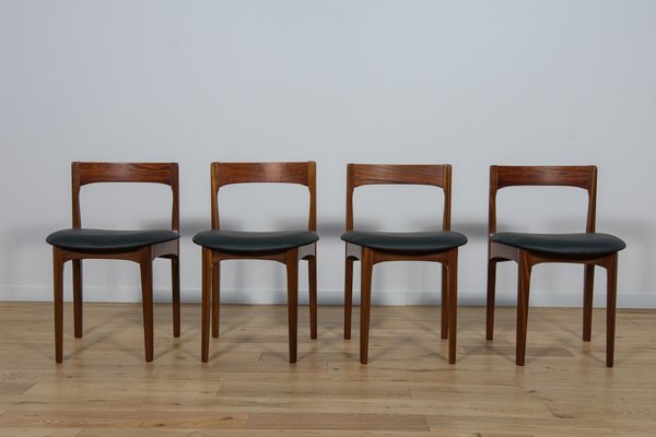 Mid-Century British Dining Chairs, 1960s, Set of 4-NIT-1798729