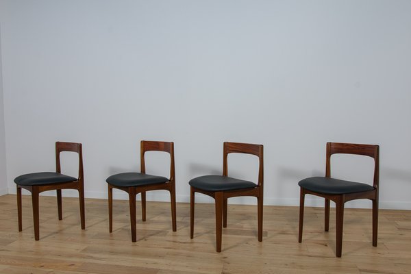 Mid-Century British Dining Chairs, 1960s, Set of 4-NIT-1798729