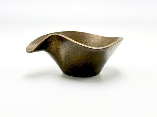 Mid-Century Bronze Ashtray attributed to Carl Auböck, Austria, 1950s-ZCY-1812014