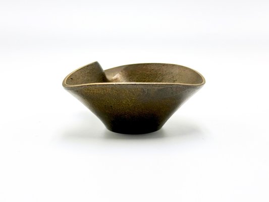 Mid-Century Bronze Ashtray attributed to Carl Auböck, Austria, 1950s-ZCY-1812014