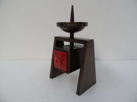 Mid-Century Bronze Candleholder, 1960s-PNJ-1706397