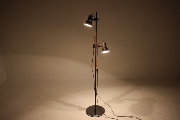 Mid-Century Brown Floor Lamp, 1980s-TZ-577012