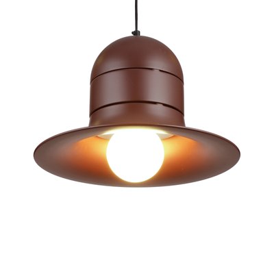 Mid-Century Brown Pendant Lamp, 1970s-QBR-1015771