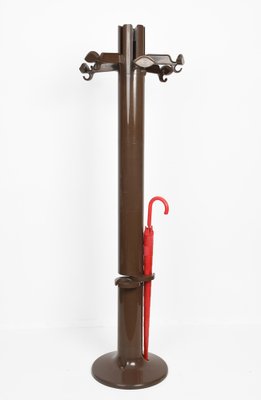 Mid-Century Brown Plastic Coat Rack by Giancarlo Piretti for Anonima Castelli, 1972-JDR-1126013