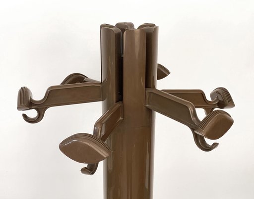 Mid-Century Brown Plastic Coat Rack by Giancarlo Piretti for Anonima Castelli, 1972-JDR-1126013