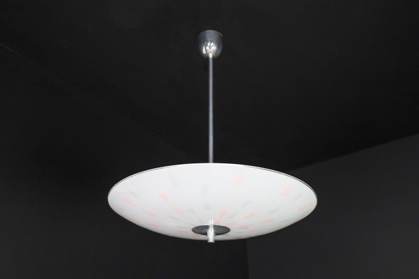 Mid-Century Brussels World Expo 1958 Pendant Lamp in Glass-TRW-1797130