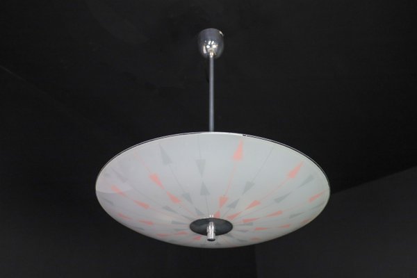 Mid-Century Brussels World Expo 1958 Pendant Lamp in Glass-TRW-1797130