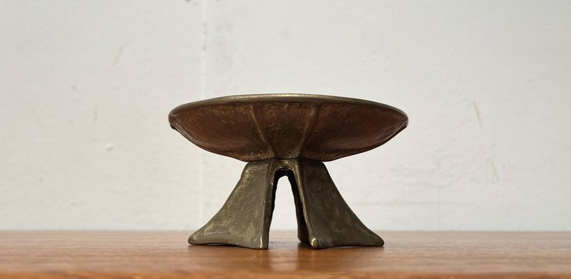 Mid-Century Brutalist Bronze Candleholder, 1960s-UAH-1799048