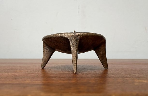 Mid-Century Brutalist Bronze Candleholder, 1960s-UAH-1811384