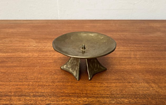 Mid-Century Brutalist Bronze Candleholder, 1960s-UAH-1799048