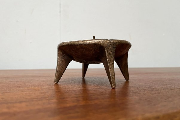 Mid-Century Brutalist Bronze Candleholder, 1960s-UAH-1811384