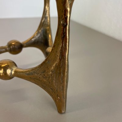 Mid-Century Brutalist Bronze Candleholder by Michael Harjes, Germany, 1960s-QZ-1114579