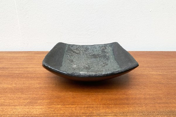 Mid-Century Brutalist Fat Lava Ceramic Bowl, 1960s-UAH-1305252