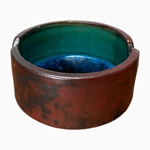 Mid-Century Brutalist German Studio Pottery Ashtray by Gerhard Liebenthron, 1969-UAH-1811301