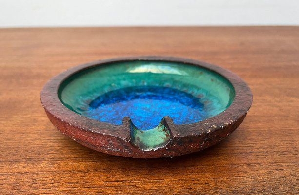 Mid-Century Brutalist German Studio Pottery Ashtray or Bowl by Gerhard Liebenthron, 1960s, 1968-UAH-1811306