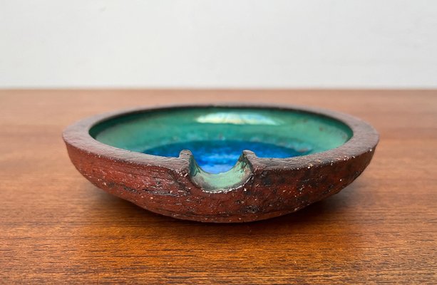 Mid-Century Brutalist German Studio Pottery Ashtray or Bowl by Gerhard Liebenthron, 1960s, 1968-UAH-1811306