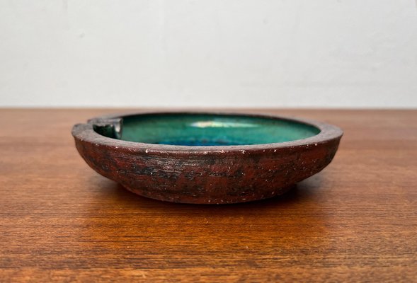 Mid-Century Brutalist German Studio Pottery Ashtray or Bowl by Gerhard Liebenthron, 1960s, 1968-UAH-1811306