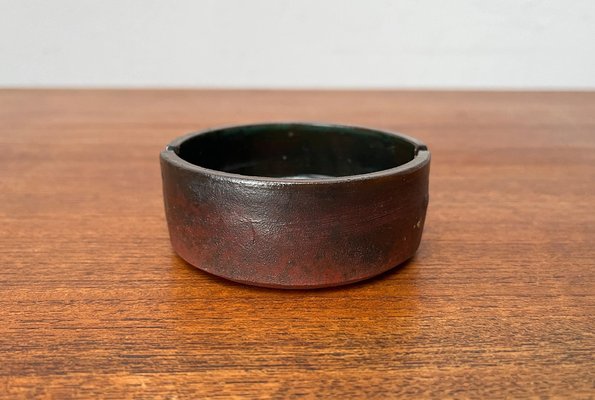 Mid-Century Brutalist German Studio Pottery Bowl by Gerhard Liebenthron, 1967-UAH-1811299