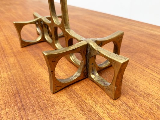 Mid-Century Brutalist Metal Candleholder by Heinz Goll-UAH-951003