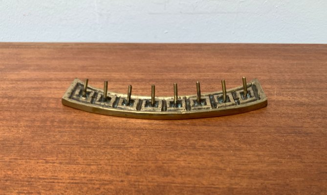 Mid-Century Brutalist Metal Coat Rack Hook, 1960s-UAH-1483957