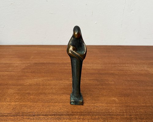 Mid-Century Brutalist Sakral Bronze Maria and Jesus Figurine, 1960s-UAH-1796721