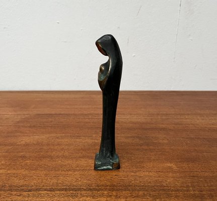 Mid-Century Brutalist Sakral Bronze Maria and Jesus Figurine, 1960s-UAH-1796721