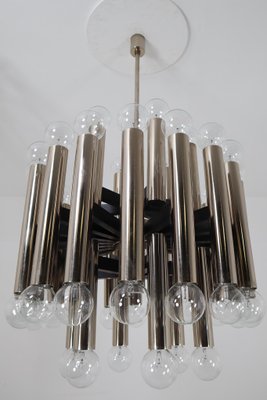 Mid-Century Brutalist Steel 48-Light Chandelier, 1960s-TRW-1797065