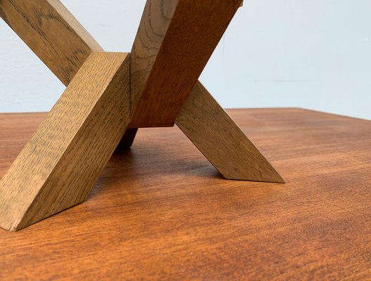 Mid-Century Brutalist Wooden Candleholder-UAH-1015084