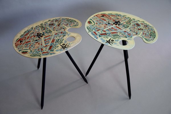 Mid-Century Bruxelles World Expo Side Table, 1958-IEI-1338306