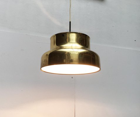 Mid-Century Bumling Brass Ceiling Lamp by Anders Pehrson for Ateljé Lyktan, 1960s-UAH-844737