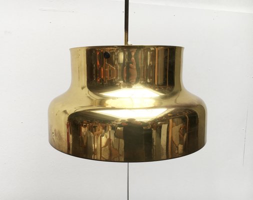 Mid-Century Bumling Brass Ceiling Lamp by Anders Pehrson for Ateljé Lyktan, 1960s-UAH-844737