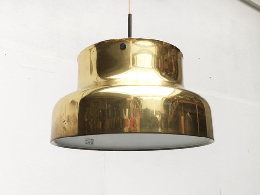 Mid-Century Bumling Brass Ceiling Lamp by Anders Pehrson for Ateljé Lyktan, 1960s-UAH-844737