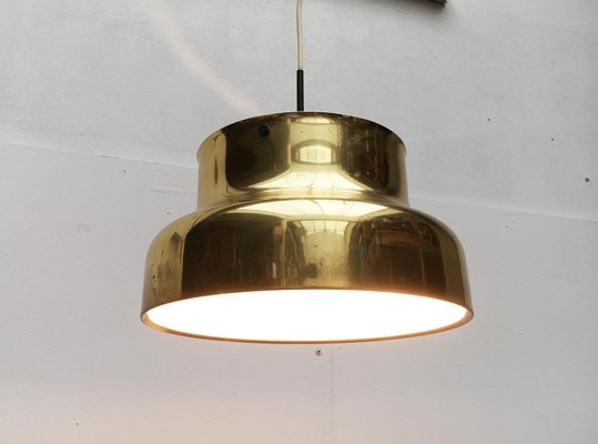 Mid-Century Bumling Brass Ceiling Lamp by Anders Pehrson for Ateljé Lyktan, 1960s-UAH-844737