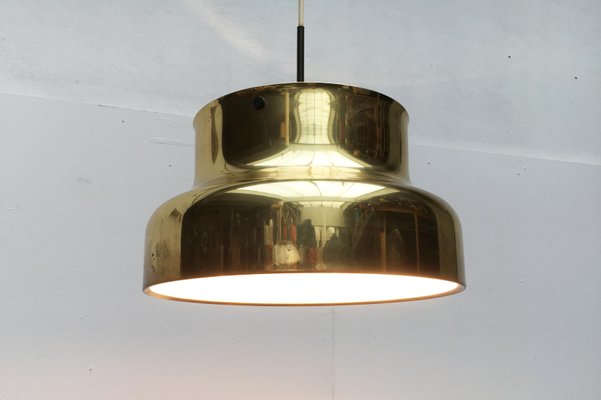 Mid-Century Bumling Brass Ceiling Lamp by Anders Pehrson for Ateljé Lyktan, 1960s-UAH-844737