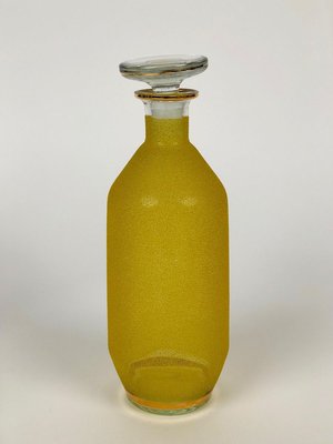 Mid-Century Cabana Style Glass Carafe for Liquor, Czechoslovakia, 1950s-BAF-763431