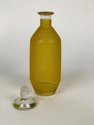 Mid-Century Cabana Style Glass Carafe for Liquor, Czechoslovakia, 1950s-BAF-763431