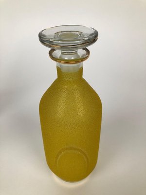 Mid-Century Cabana Style Glass Carafe for Liquor, Czechoslovakia, 1950s-BAF-763431