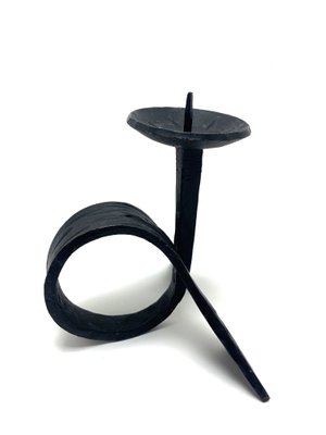 Mid-Century Candelabra in Wrought Iron, 1960s-UWE-1351815