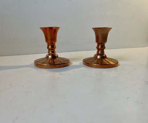 Mid-Century Candlesticks in Copper by Cawa, 1960s, Set of 2-LCR-1239211