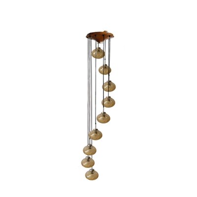 Mid-Century Cascading Pendant Lamp from Doria, 1970s-NUX-1770587