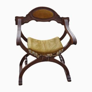 Mid-Century Castle Throne Armchair, 1950s-OXJ-1142354